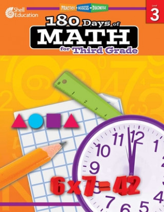 Kniha 180 Days of Math for Third Grade Jodene Smith