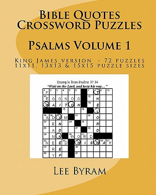 Książka Bible Quotes Crossword Puzzles: Psalms Lee Byram