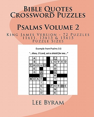 Kniha Bible Quotes Crossword Puzzles: Psalms Lee Byram