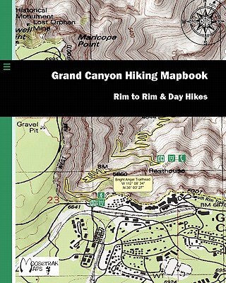 Carte Grand Canyon Hiking Mapbook: Rim to Rim and Day Hikes Jason C Downs
