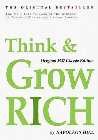 Książka Think and Grow Rich, Original 1937 Classic Edition Napoleon Hill