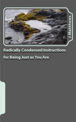 Carte Radically Condensed Instructions for Being Just as You Are J Jennifer Matthews