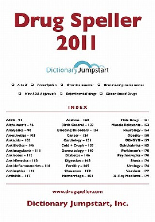 Kniha Drug Speller: 2011 Inc Dictionary Jumpstart