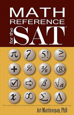 Kniha Math Reference for the SAT Art H Martirosyan Phd