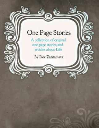 Kniha One Page Stories Doe Zantamata