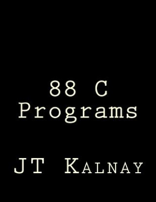 Knjiga 88 C Programs MR J T Kalnay