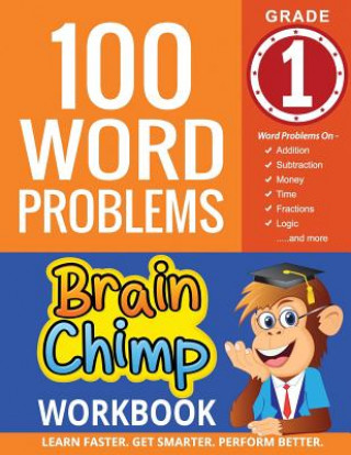 Carte 100 Word Problems: 1st Grade Workbook For Ages 6 - 7 Brainchimp