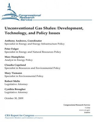 Book Unconventional Gas Shales: Development, Technology, and Policy Issues Anthony Andrews