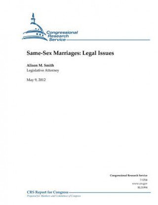 Book Same-Sex Marriages: Legal Issues Alison M Smith