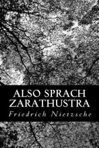 Kniha Also Sprach Zarathustra Friedrich Nietzsche