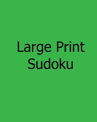 Könyv Large Print Sudoku: Fun, Big Print Puzzles Bill Flynn