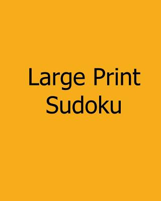 Könyv Large Print Sudoku: Moderate Level, Large Grid Puzzles Bill Flynn