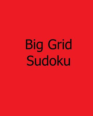 Könyv Big Grid Sudoku: Easy, Fun Sudoku Puzzles Susan Colms