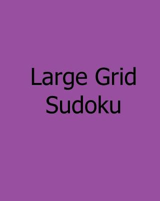 Kniha Large Grid Sudoku: Volume 2: Moderate, Large Print Sudoku Puzzles Bill Weber