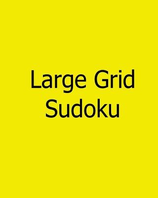 Kniha Large Grid Sudoku: Easy to Medium, Large Print Sudoku Puzzles Bill Weber