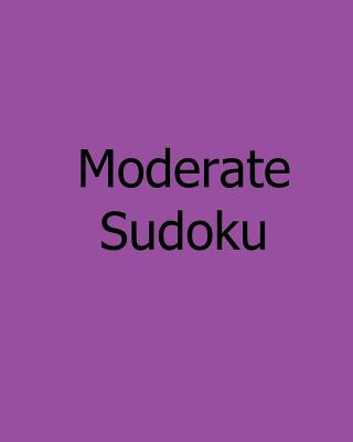 Książka Moderate Sudoku: Volume 2: Easy to Read, Large Grid Sudoku Puzzles Bill Weber