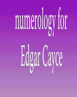 Kniha Numerology for Edgar Cayce Ed Peterson