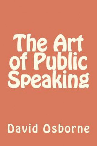 Carte The Art of Public Speaking David Osborne