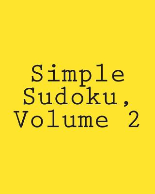 Kniha Simple Sudoku, Volume 2: Easy and Fun Large Grid Sudoku Puzzles Praveen Puri