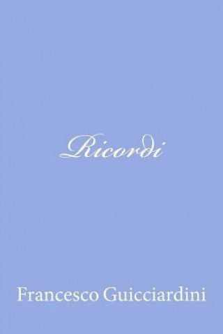 Buch Ricordi Francesco Guicciardini