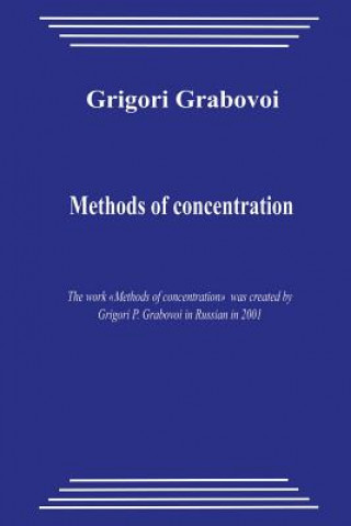 Könyv Methods of Concentration Grigori Grabovoi
