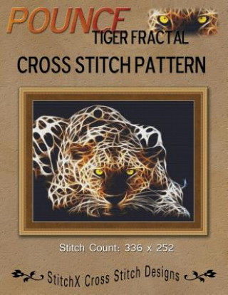 Carte Pounce Tiger Fractal Cross Stitch Pattern Tracy Warrington
