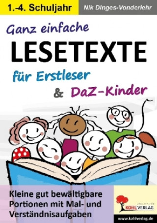Könyv Ganz einfache Lesetexte für Erstleser und DaZ-Kinder Nik Dinges-Vonderlehr