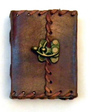 Carte Plain Leather Journal with Metal Lock 3 X 5 " Fantasy Gifts
