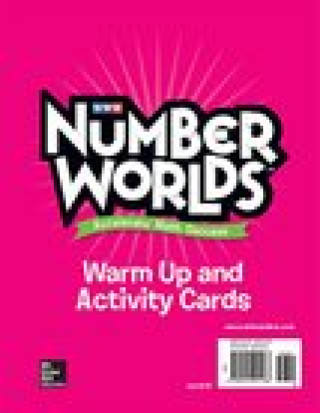 Kniha Number Worlds, Level B Activity and Warmup Cards Mcgraw-Hill Education