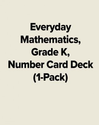 Carte Everyday Mathematics, Grade K, Number Card Deck (1-Pack) Mcgraw-Hill Education