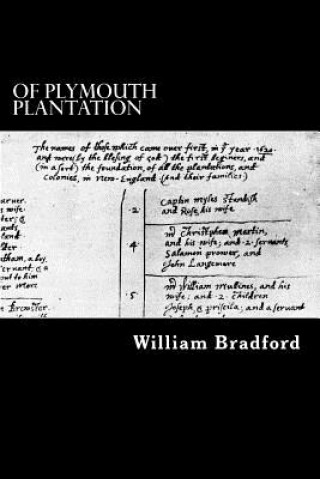 Kniha Of Plymouth Plantation William Bradford