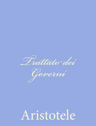 Kniha Trattato dei Governi Aristotele