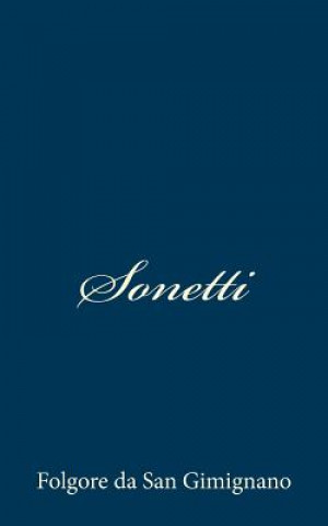 Boek Sonetti Folgore Da San Gimignano