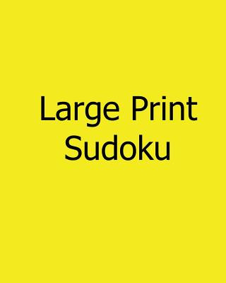 Könyv Large Print Sudoku: Fun, Large Grid Sudoku Puzzles Jackson Carter