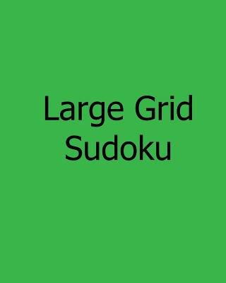 Книга Large Grid Sudoku: Fun, Large Print Sudoku Puzzles Colin Wright