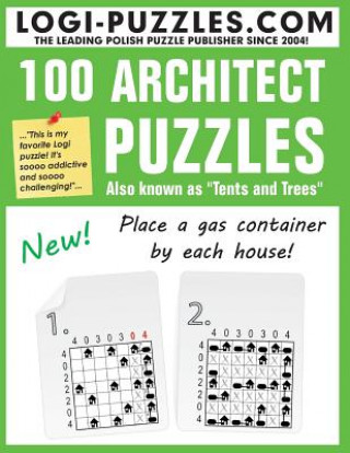 Kniha 100 Architect Puzzles: Tents and Trees Logi Puzzles