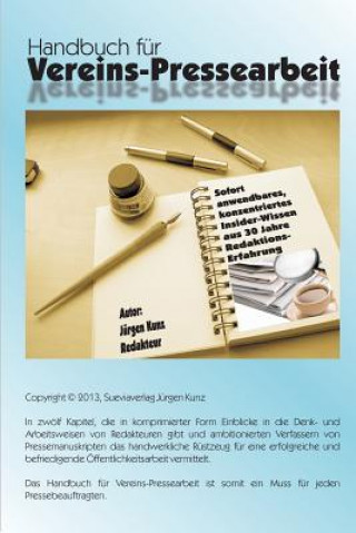 Книга Handbuch für Vereins-Pressearbeit Jurgen Kunz