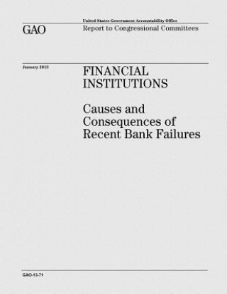 Kniha Financial Institutions: Causes and Consequences of Recent Bank Failures U S Government Accountability Office