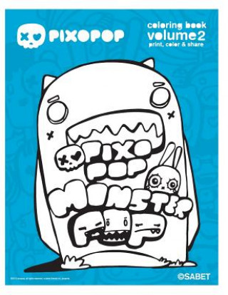 Kniha Pixopop Coloring Book Volume 2: Enjoy over 50 pixopop illustrations Ali Sabet