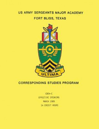 Knjiga Corresponding Studies Program: CB04-C - Effective Speaking Corresponding Studies Program