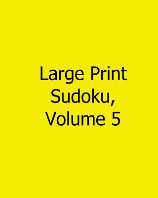 Kniha Large Print Sudoku, Volume 5: Fun, Large Grid Sudoku Puzzles Rich Grant