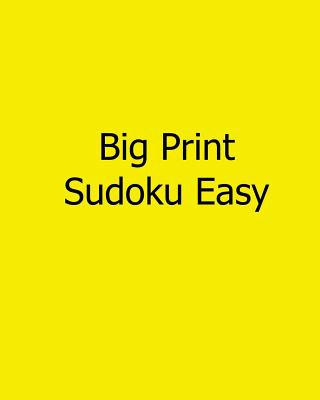 Carte Big Print Sudoku Easy: Fun, Large Grid Sudoku Puzzles Jason Curtsen
