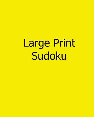 Kniha Large Print Sudoku: Easy to Read, Large Grid Sudoku Puzzles Carl Griffin