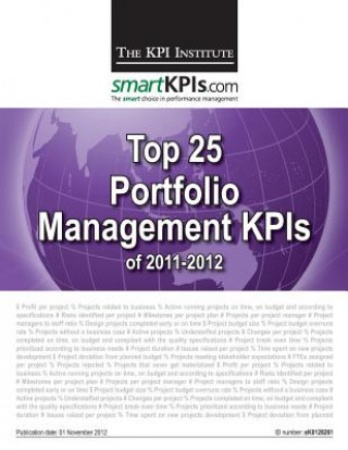 Buch Top 25 Portfolio Management KPIs of 2011-2012 Aurel Brudan