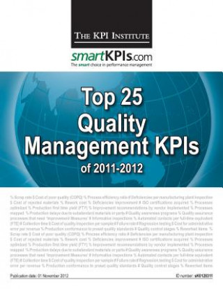 Carte Top 25 Quality Management KPIs of 2011-2012 Aurel Brudan