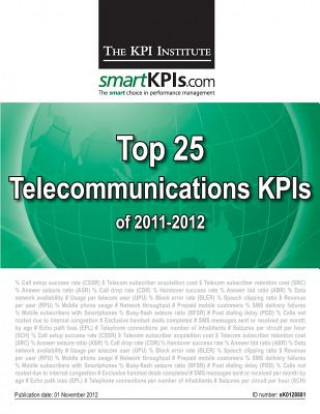 Kniha Top 25 Telecommunications KPIs of 2011-2012 Aurel Brudan