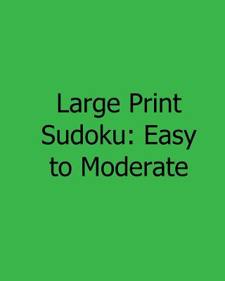 Kniha Large Print Sudoku: Easy to Moderate: Easy to Read, Large Grid Sudoku Puzzles Megan Stewart