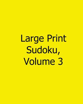 Kniha Large Print Sudoku, Volume 3: Fun, Large Grid Sudoku Puzzles Megan Stewart