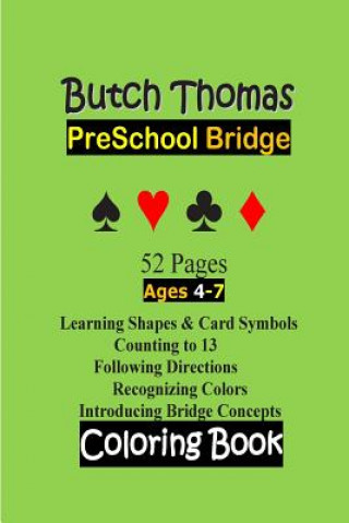 Kniha Pre-School Bridge Coloring Book Butch Thomas