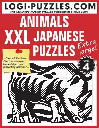 Kniha XXL Japanese Puzzles: Animals Logi Puzzles